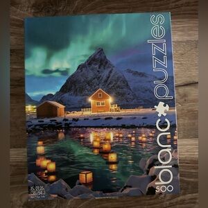 500-Piece Northern Lights Lanterns Jigsaw Puzzle